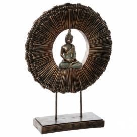 Atmosphera Dekorace s postavou Buddhy, 37 x 11 x 49,5 cm, hnědá EMAKO.CZ s.r.o.