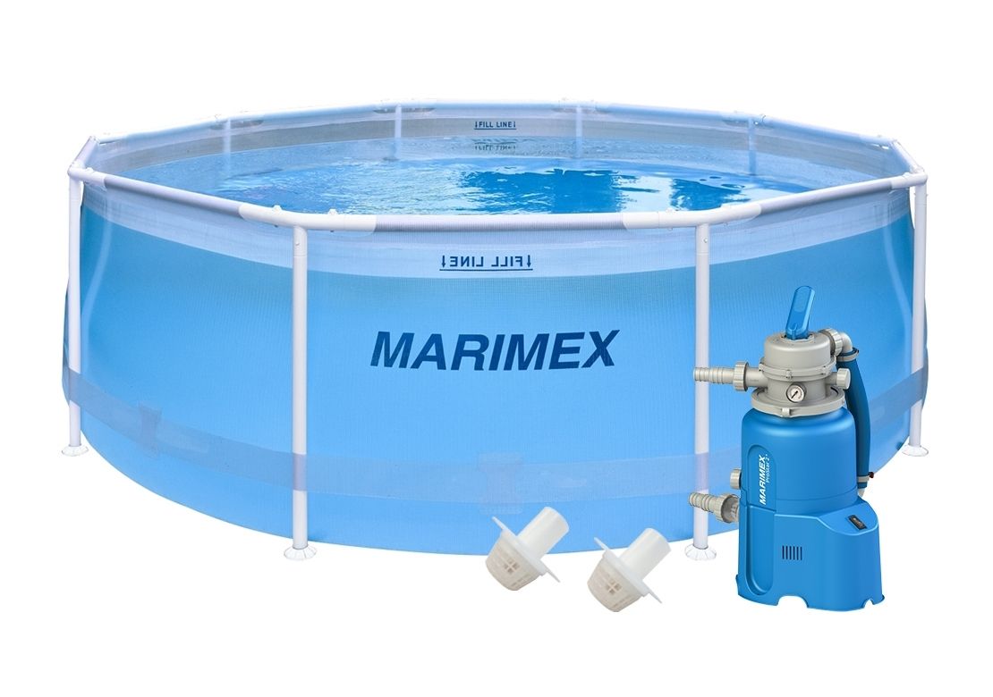 Marimex | Bazén Marimex Florida 3,05x0,91m s pískovou filtrací - motiv transparentní | 19900116 - Marimex