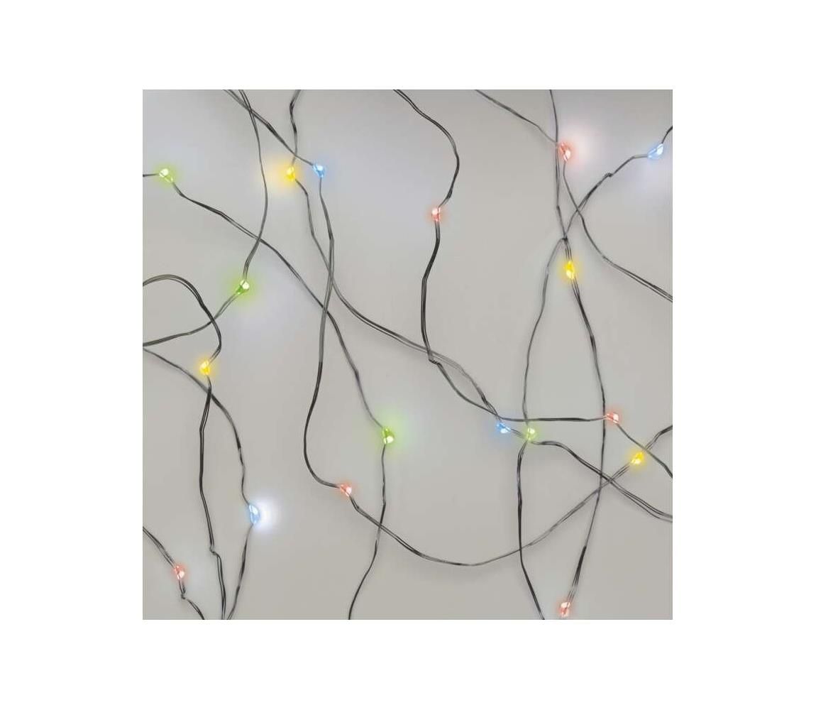  LED Vánoční řetěz 20xLED/2,4m multicolor  -  Svět-svítidel.cz