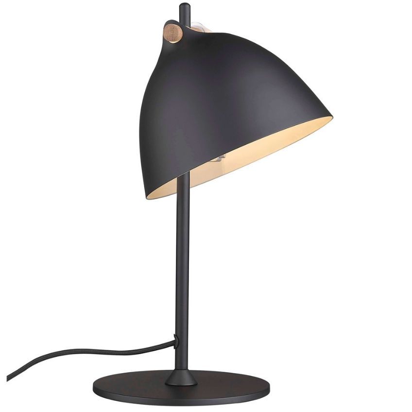 Černá kovová stolní lampa Halo Design Arhus - Designovynabytek.cz