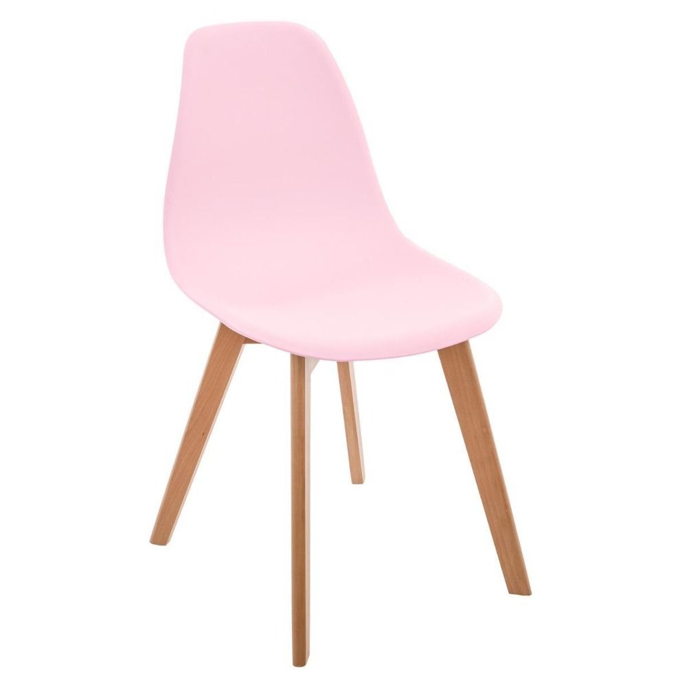 Atmosphera Dětská židle, šedá židle, taburet, šedá stolička,sedadlo, pouf - barva růžová - EMAKO.CZ s.r.o.
