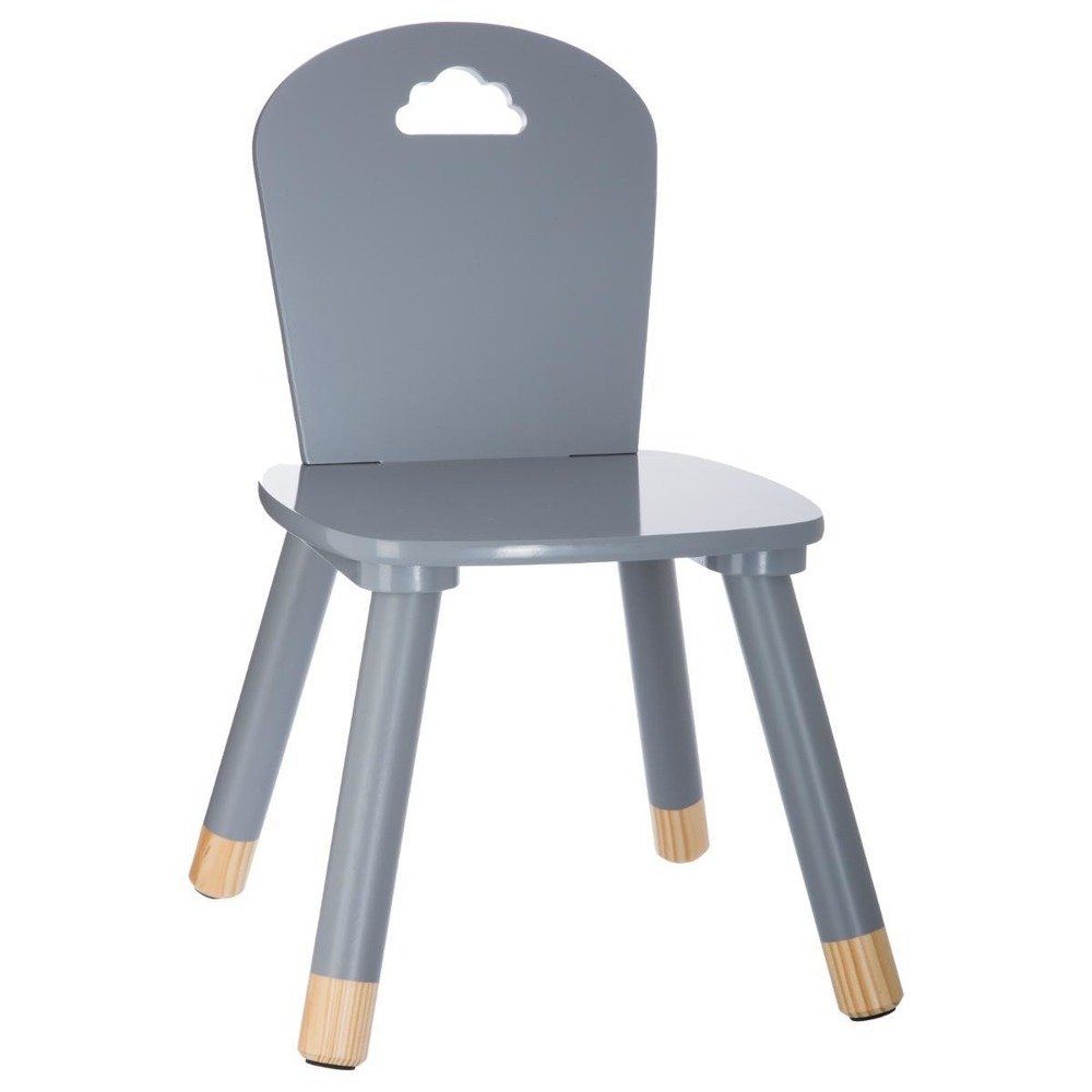 Atmosphera for kids Židle pro děti, šedá, 50 x 28 x 28 cm - EMAKO.CZ s.r.o.