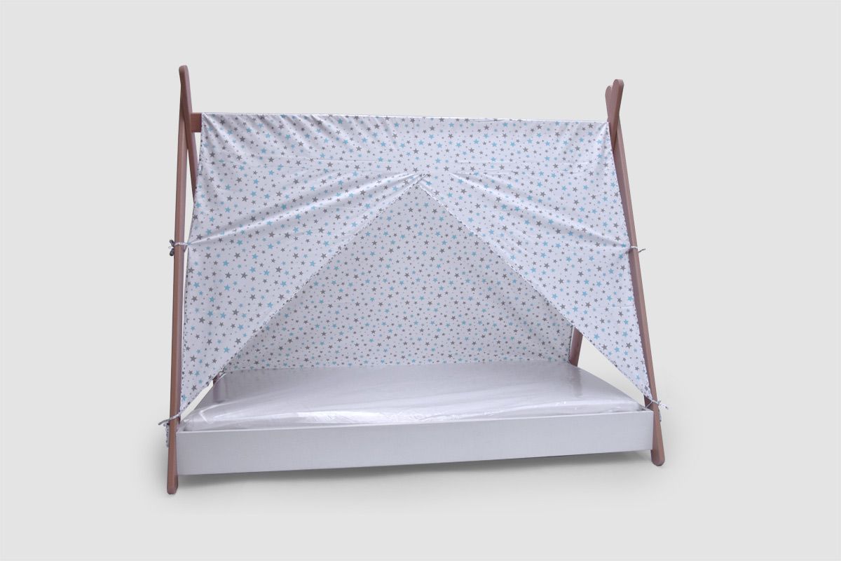 Vingo První dětská postel včetně matrace a roštu Barva: postel 80x160 - konstrukce bez látky - Vingo