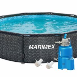 Marimex | Bazén Marimex Florida 3,05x0,91 m s pískovou filtrací - motiv RATAN | 19900117 Marimex