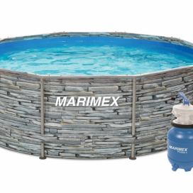 Marimex | Bazén Marimex Florida 3,05x0,91 m s pískovou filtrací - motiv KÁMEN | 19900100 Marimex