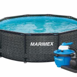 Marimex | Bazén Florida 3,66x1,22 m s pískovou filtrací - motiv RATAN | 19900080 Marimex