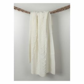 Bílá dětská deka s příměsí bavlny Homemania Decor Baby Baby, 90 x 90 cm