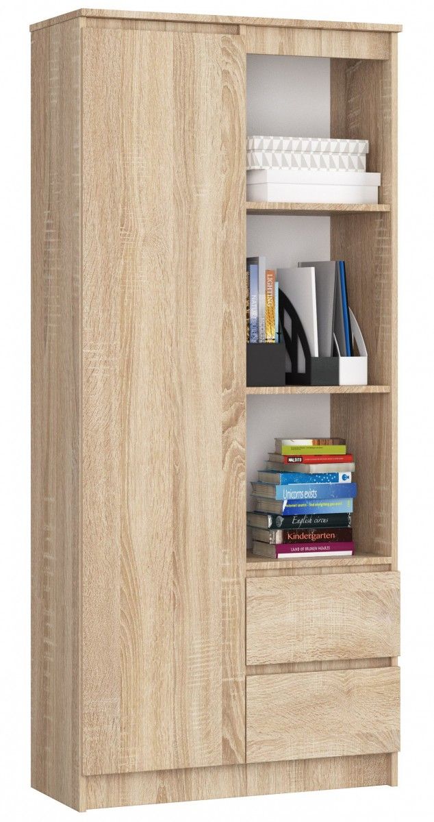 Ak furniture Skříň Rexa 80 cm dub sonoma - Houseland.cz