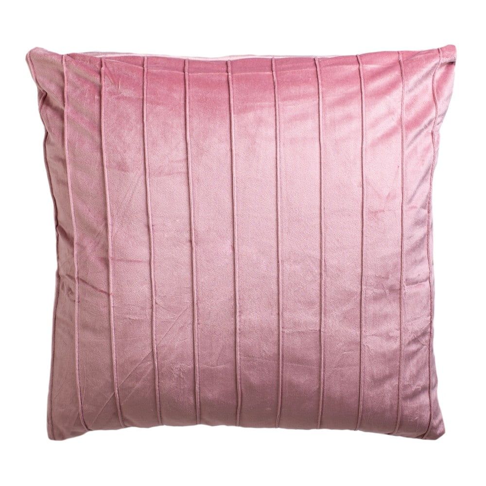 Růžový dekorativní polštář JAHU collections Stripe, 45 x 45 cm - Bonami.cz