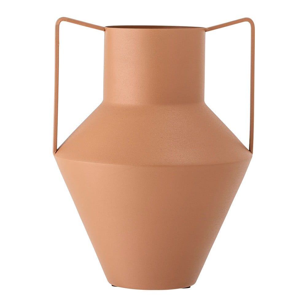 Oranžová kovová váza Bloomingville Iola, výška 34 cm - Bonami.cz