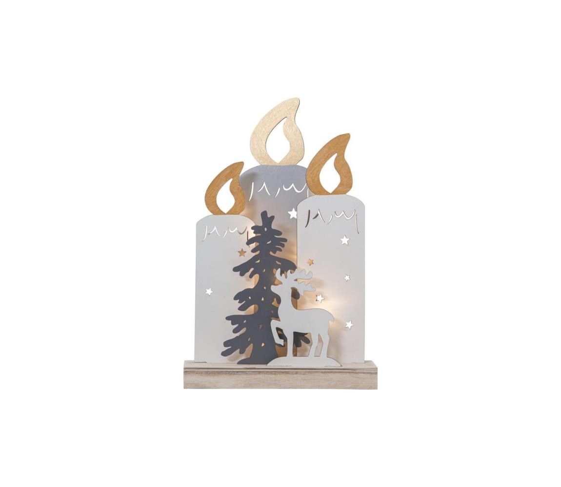 Eglo Eglo 411289 - LED Vánoční dekorace FAUNA 10xLED/0,03W/2xAA  -  Svět-svítidel.cz