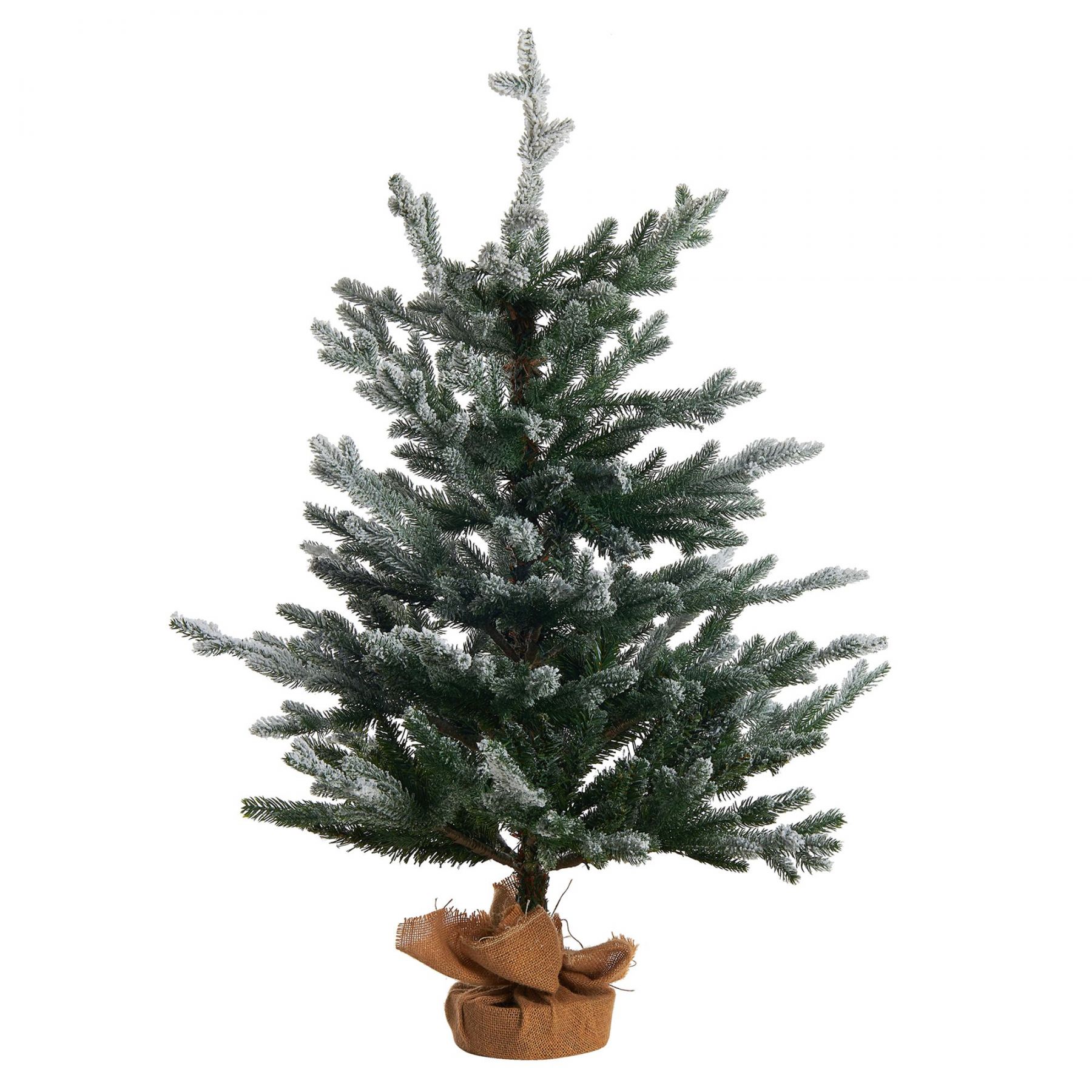 Vánoční stromeček v jutovém pytli 90 cm zelený RINGROSE - Beliani.cz