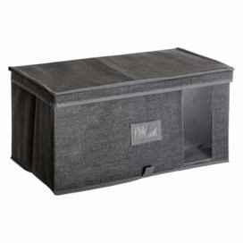 5five Simply Smart Úložný box, textilní úložný box, 50x30x25cm, tmavě šedý