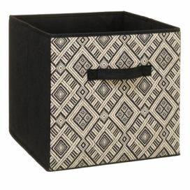 5five Simply Smart Úložný box, textilní ETHNIQUE, 31 x 31 x 31 cm