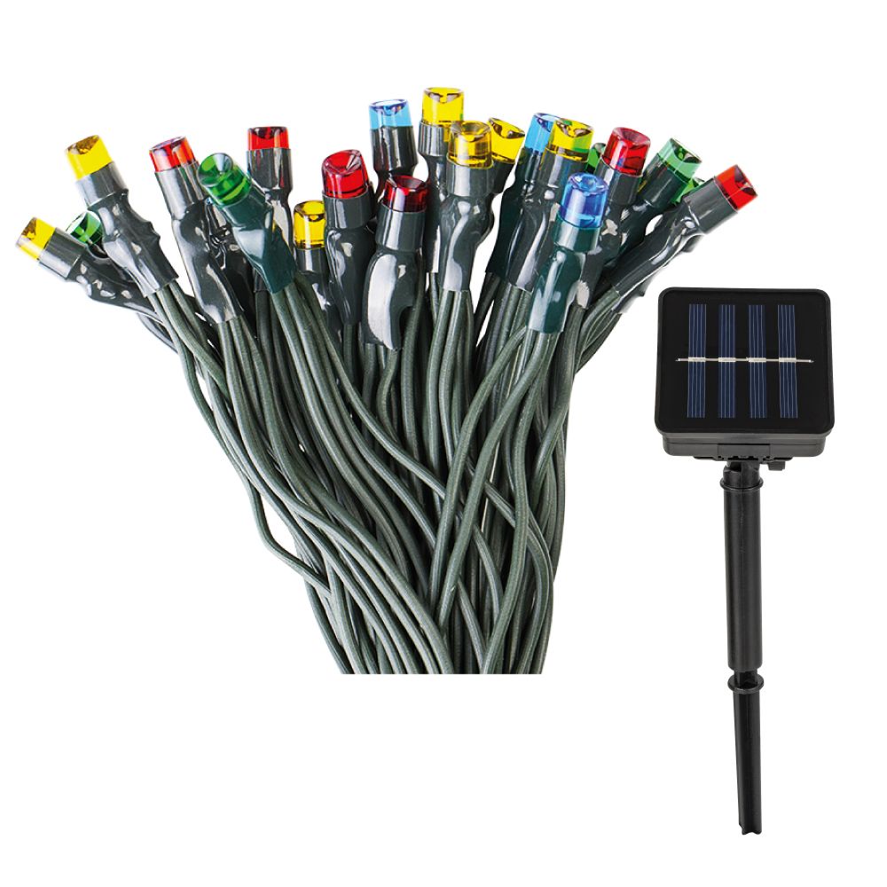 Platinium Solární světelný LED řetěz 100 diod, 10 m, multicolor SM-100 - moderninakup.cz