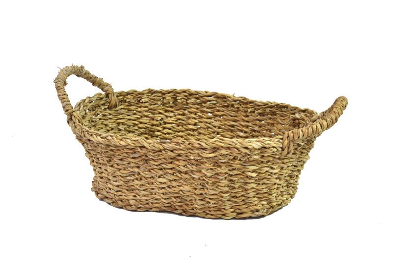 Vingo Úložný košík z mořské trávy Rozměry (cm): 45x32, v. 15, s uchy 22 - Vingo