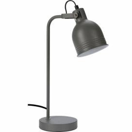 Home Styling Collection Stolní lampa v loftovým stylu, šedý, výška 42 cm