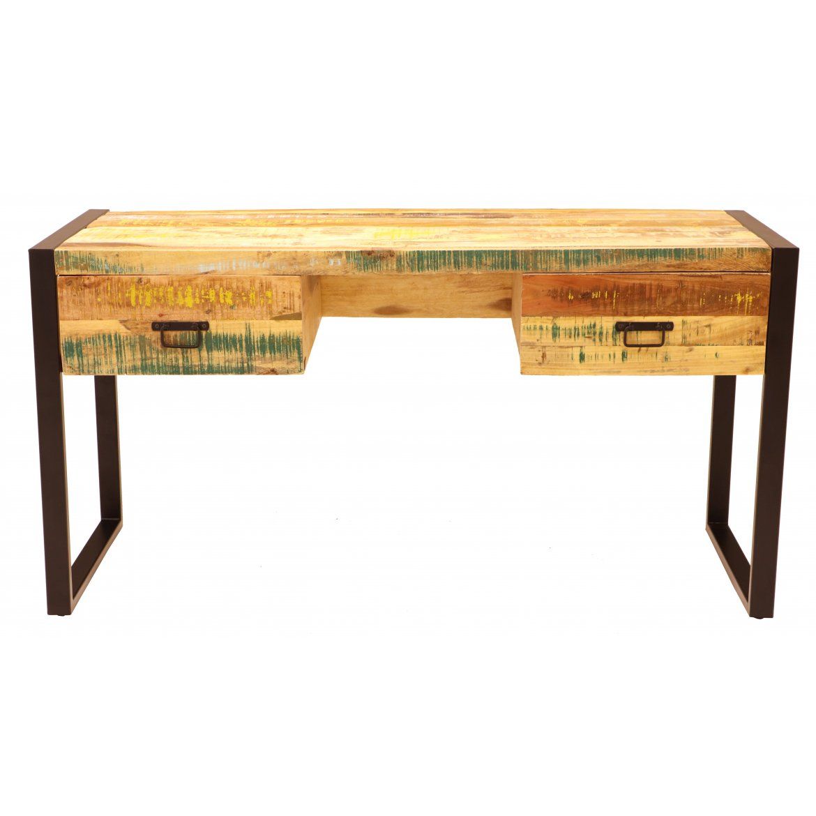 Psací stůl 160x76x70 Retro z recyklovaného mangového dřeva - Lakšmi - Indický Nábytek.cz