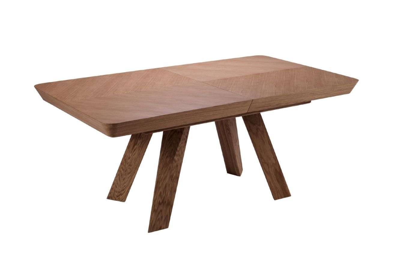 Hnědý dubový rozkládací jídelní stůl Windsor & Co Njal 100 x 180-380 cm - Designovynabytek.cz