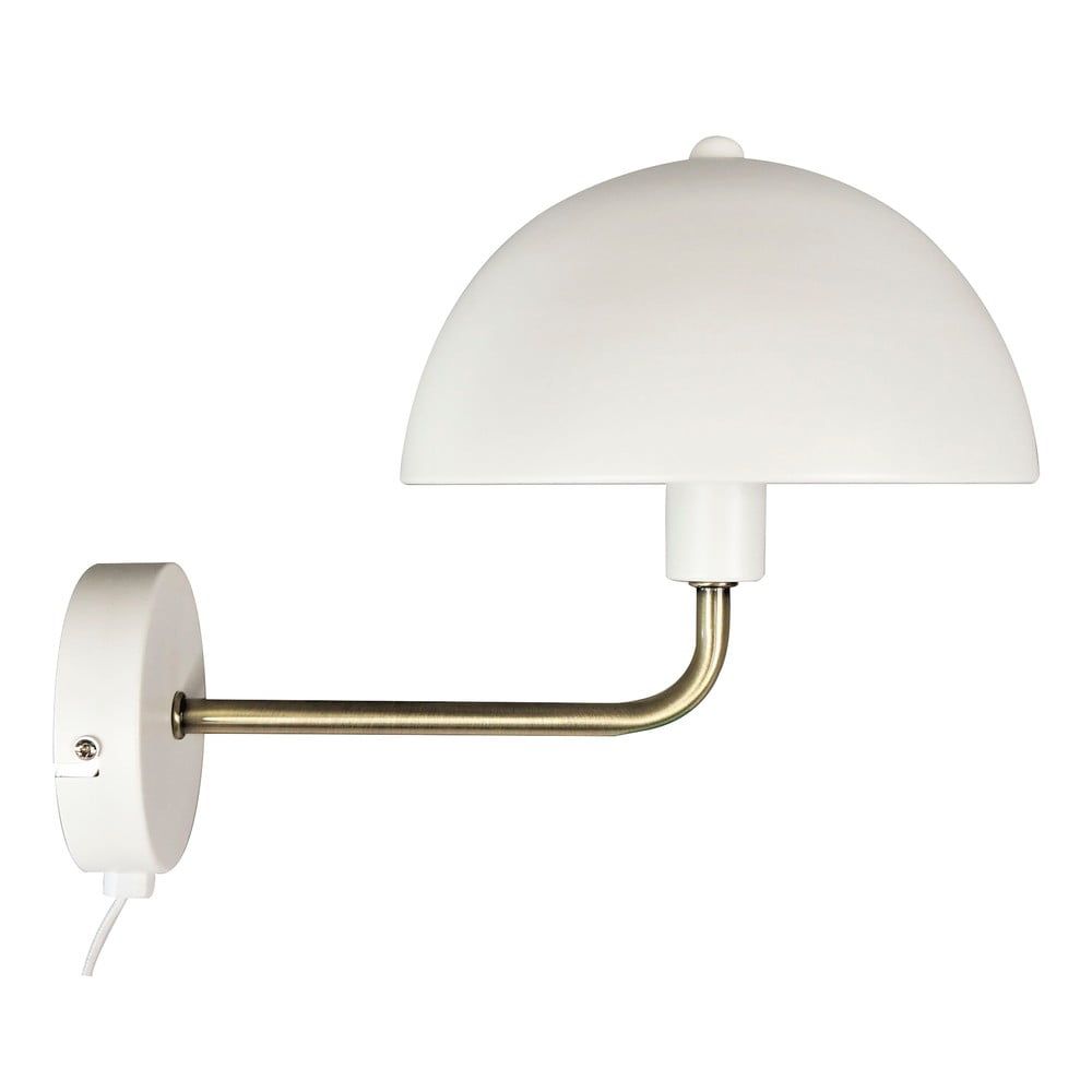 Nástěnná lampa v bílo-zlaté barvě Leitmotiv Bonnet, výška 25 cm - Bonami.cz