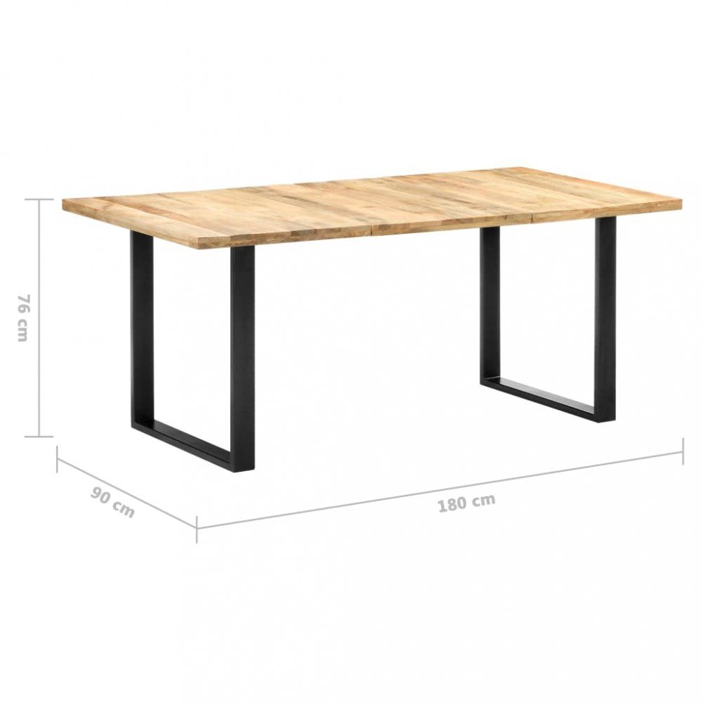 Jídelní stůl mangovníkové dřevo / kov 180x90x76 cm - DEKORHOME.CZ