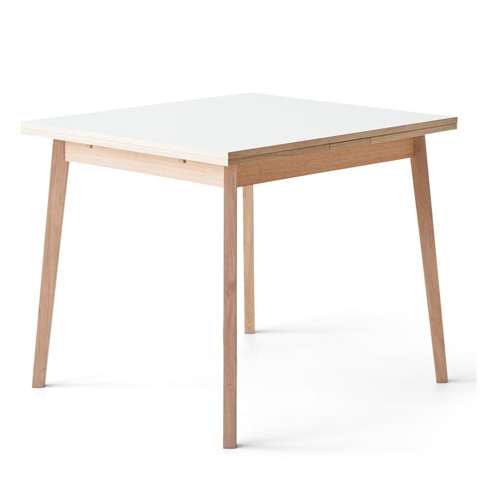 Rozkládací jídelní stůl s bílou deskou Hammel Single, 90 x 90 cm - Bonami.cz