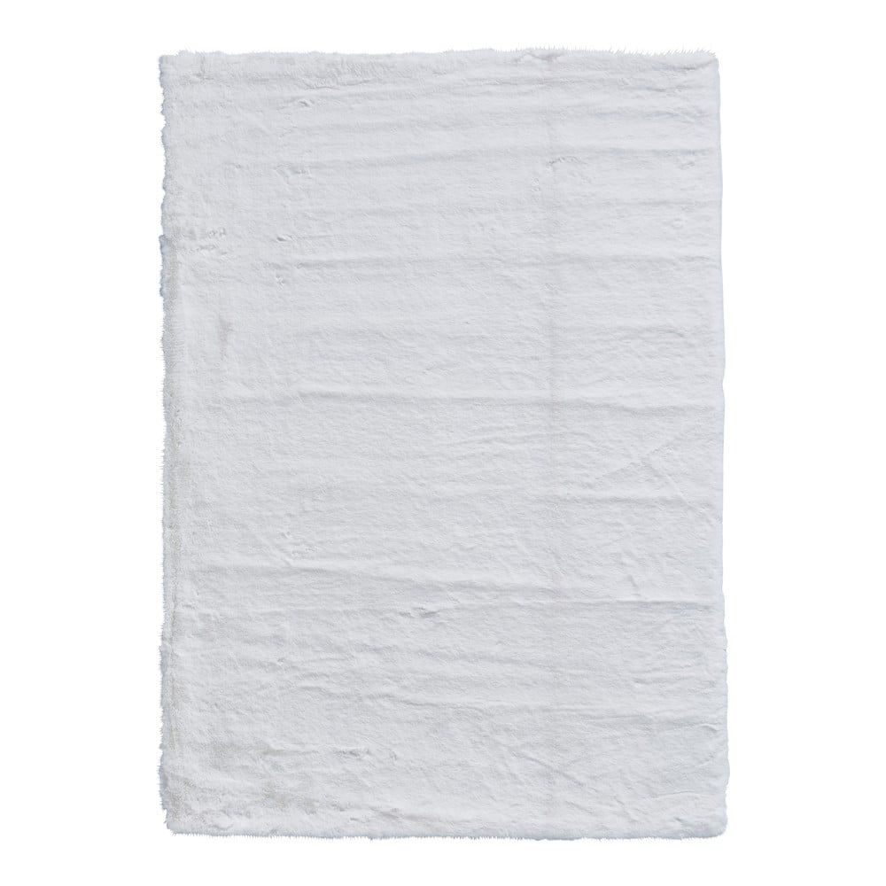 Bílý koberec Think Rugs Teddy, 80 x 150 cm - Bonami.cz
