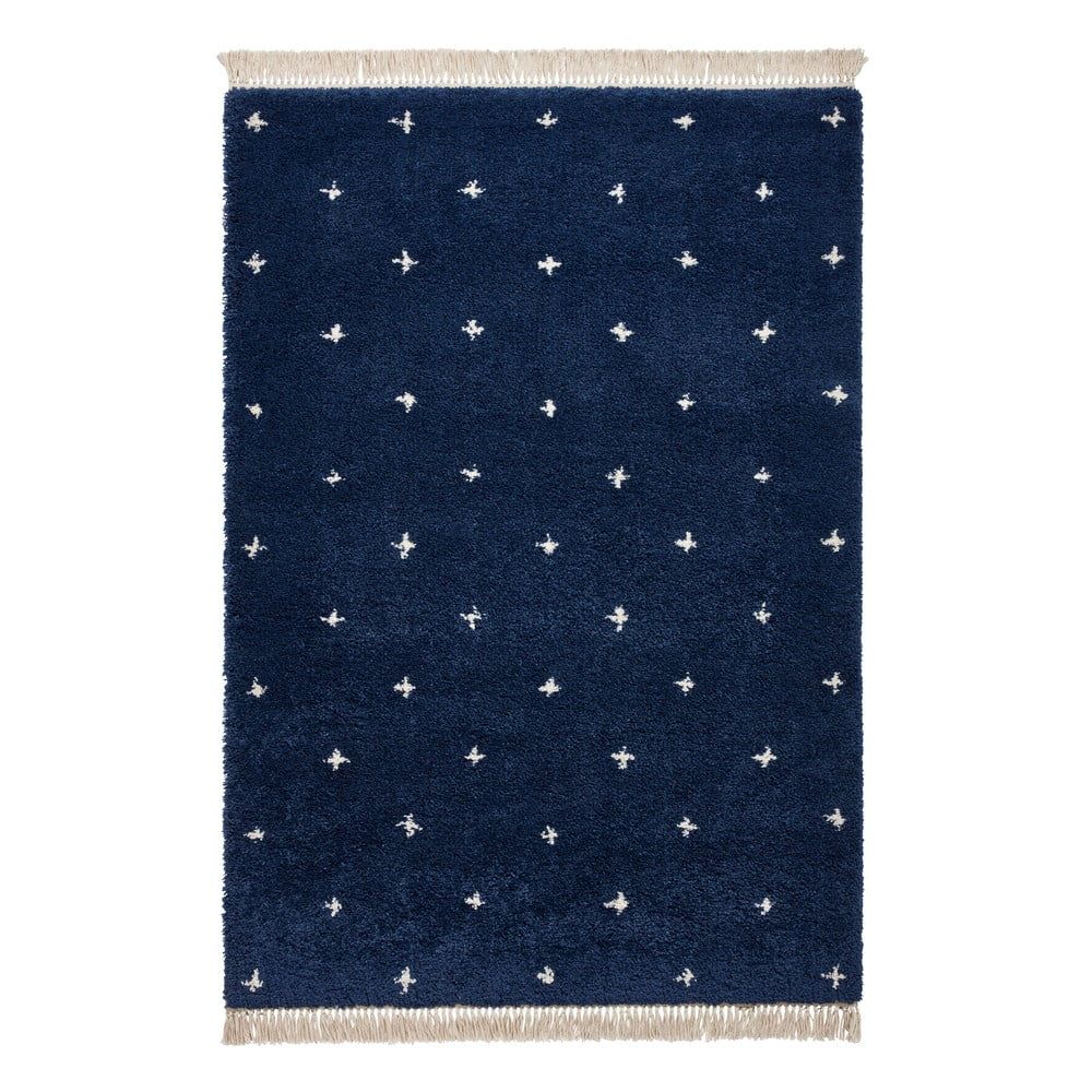 Námořnicky modrý koberec Think Rugs Boho Dots, 160 x 220 cm - Bonami.cz