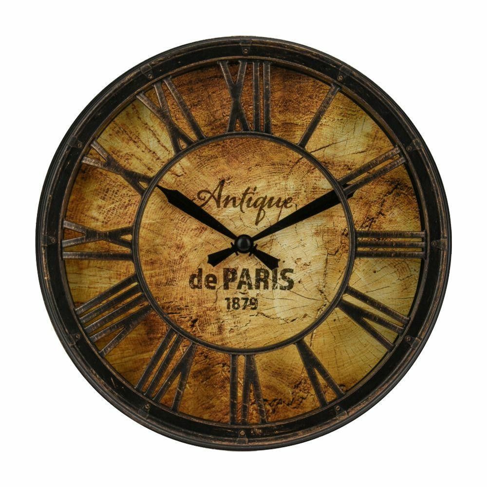 DekorStyle Nástěnné hodiny Antigue Paris 21 cm - Houseland.cz
