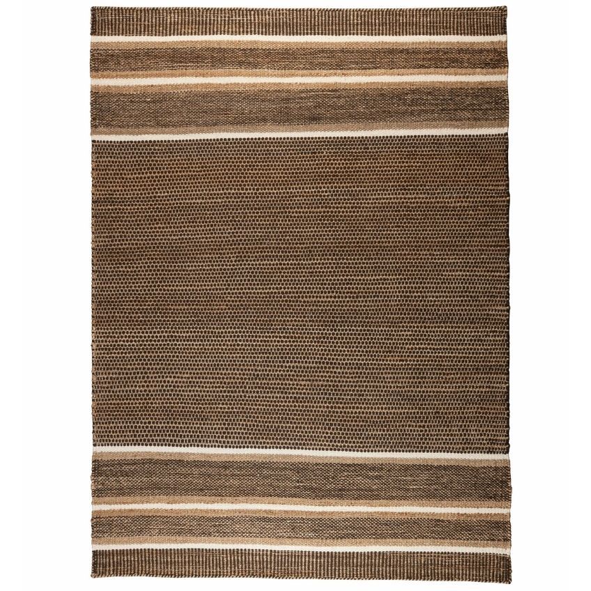 Hnědý látkový koberec DUTCHBONE DJAHE 160 x 230 cm - Nábytek ALDO