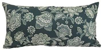 Krémovo - zelený polštář s květy Imbali - 45*45cm J-Line by Jolipa - LaHome - vintage dekorace