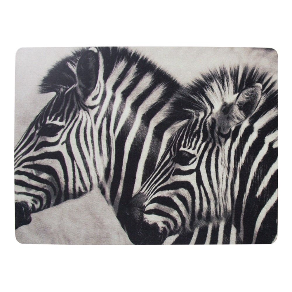 4ks pevné korkové prostírání Zebras - 30*40*0,4cm Mars & More - LaHome - vintage dekorace