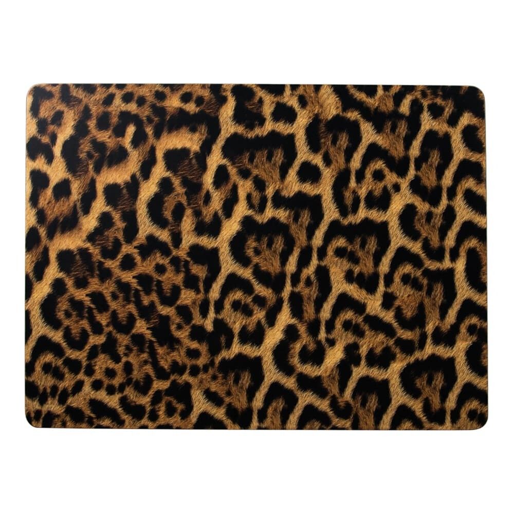 Pevné korkové prostírání s motivem leopardí kůže (4ks) - 30*40*0,4cm Mars & More - LaHome - vintage dekorace