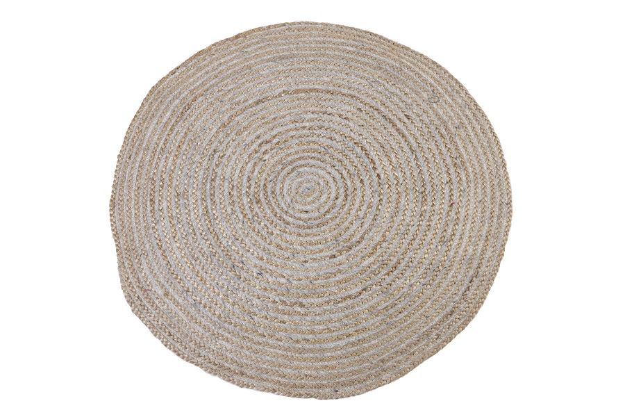 Přírodně hnědý jutový kulatý koberec Irbi - Ø 120 cm Light & Living - LaHome - vintage dekorace