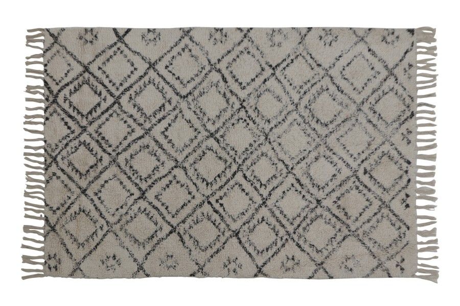 Béžovo černý obdélníkový koberec Boyaka se vzorem - 120*80 cm Light & Living - LaHome - vintage dekorace