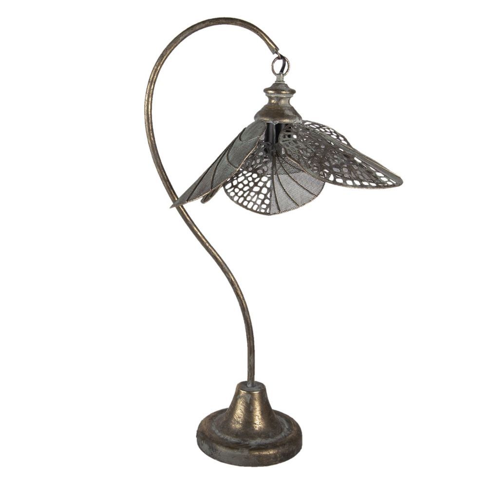 Kovová stolní lampa Adelajda - 38*31*72 cm E27 Clayre & Eef - LaHome - vintage dekorace