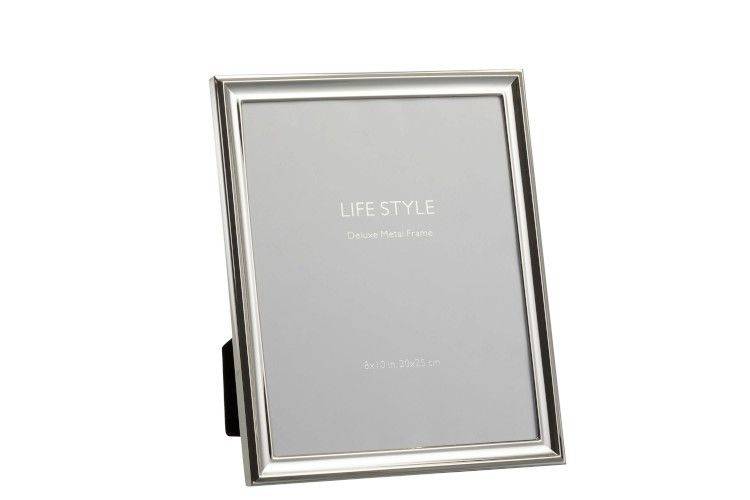Stříbrný fotorámeček Lifestyle L - 23*1*28 cm J-Line by Jolipa - LaHome - vintage dekorace