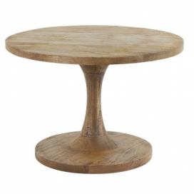 Kulatý dřevěný bistro stolek Bicaba - Ø60*36 cm Light & Living