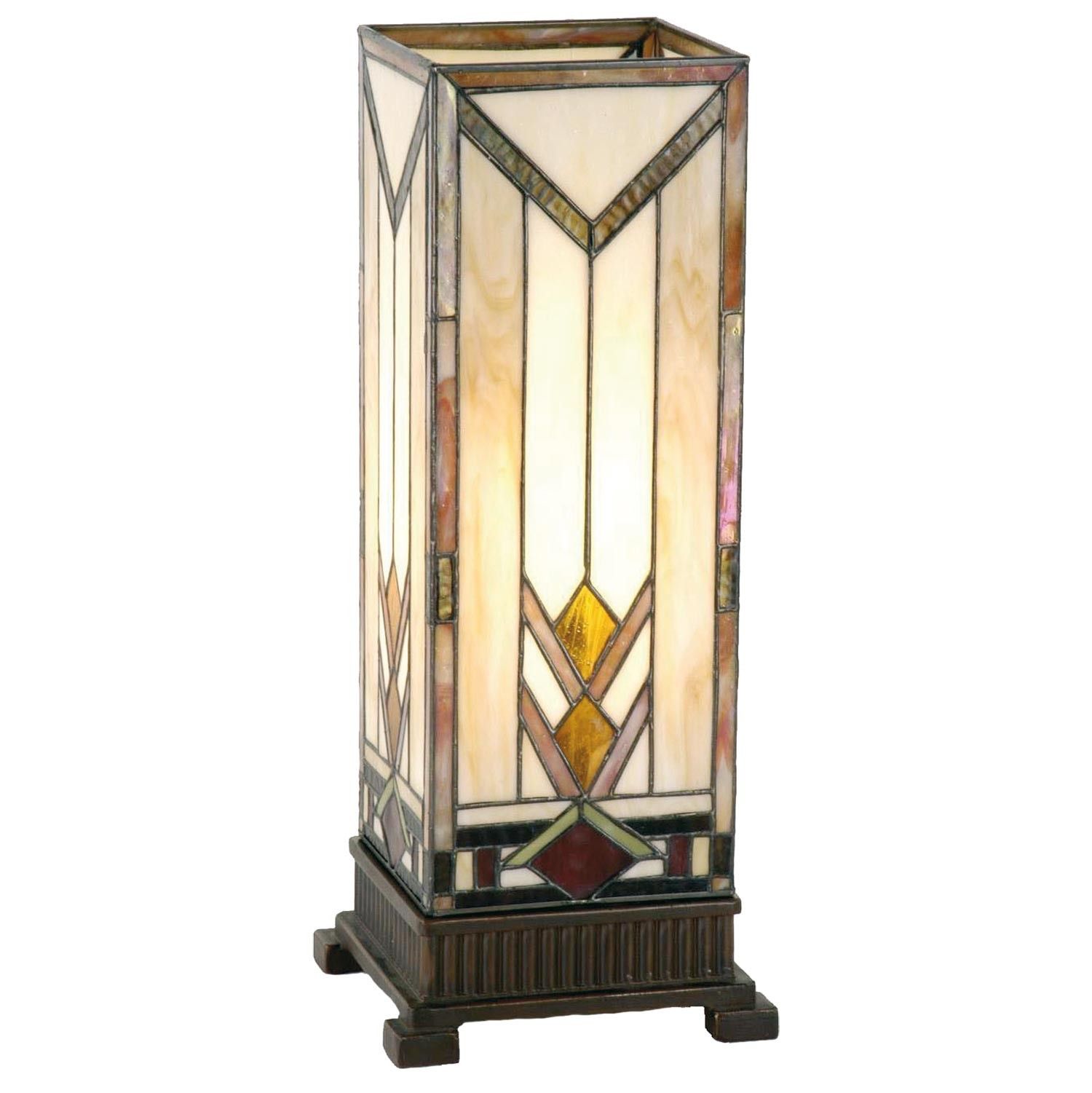 Stolní lampa Tiffany Arrow - 18*45 cm 1x E27 / Max 60W Clayre & Eef - LaHome - vintage dekorace