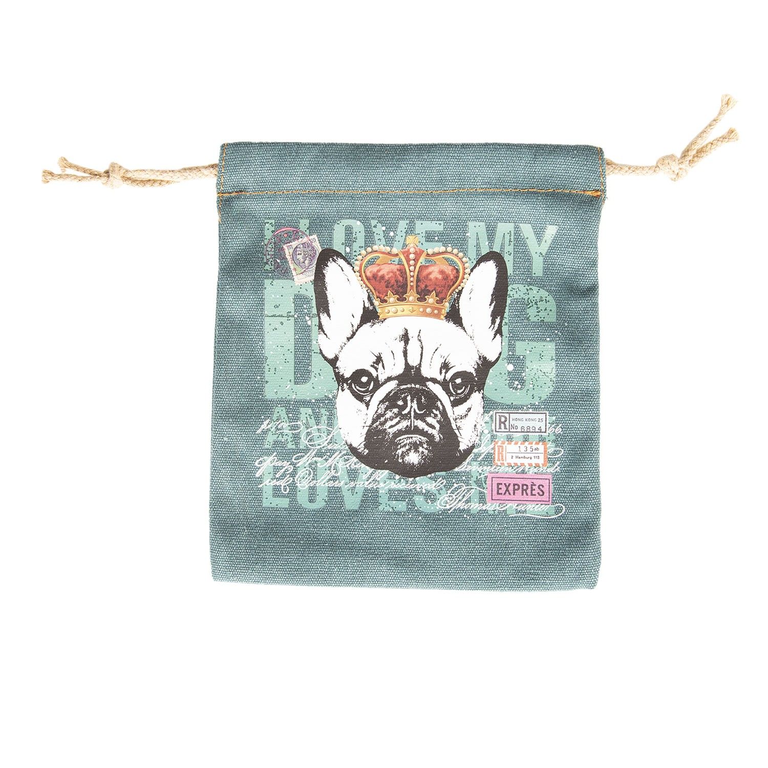 Toaletní taška I Love My Dog - 22*25*1 cm Clayre & Eef - LaHome - vintage dekorace