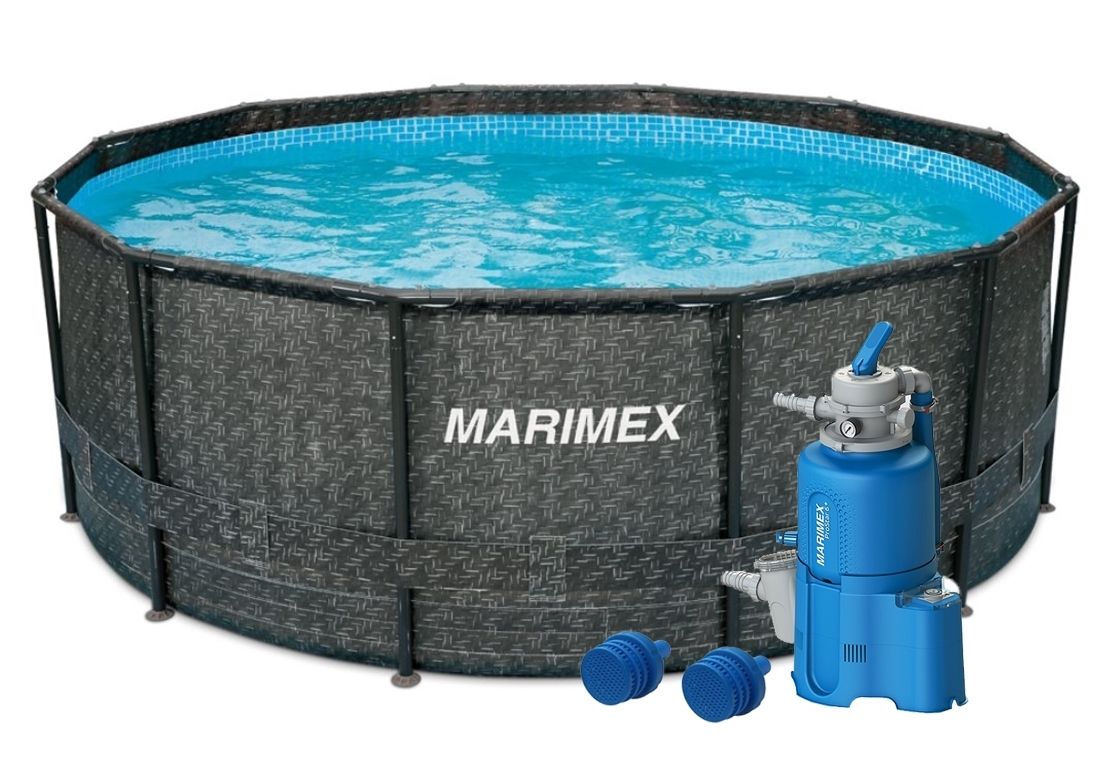 Marimex | Bazén Marimex Florida 3,66x1,22 m s pískovou filtrací - motiv RATAN | 19900121 - Marimex