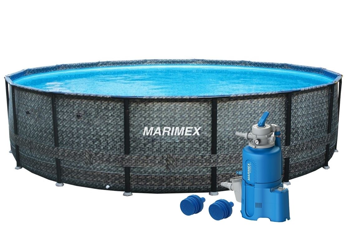 Marimex | Bazén Florida 4,57x1,32 m s pískovou filtrací - motiv RATAN | 19900122 - Marimex