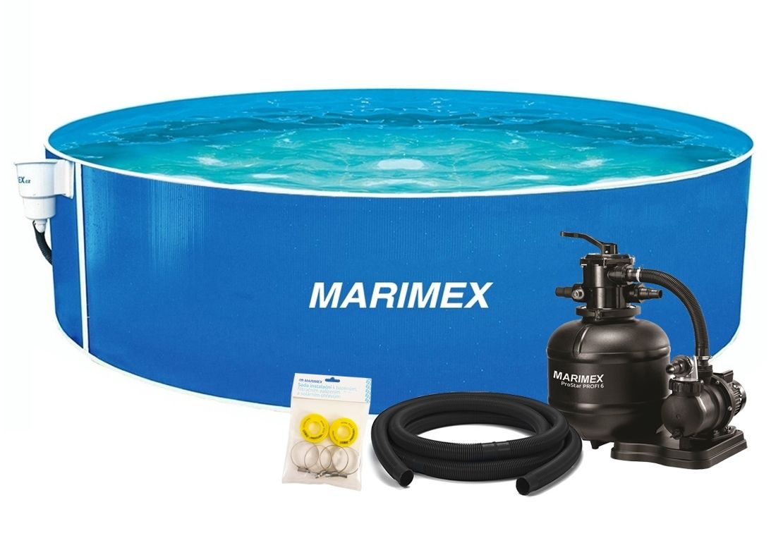 Marimex | Bazén Orlando 4,57x1,07 m s pískovou filtrací a příslušenstvím | 19900126 - Marimex