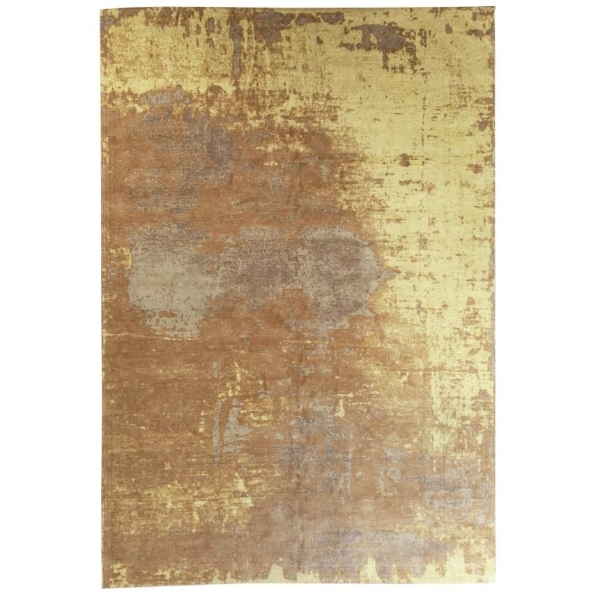 Moebel Living Zlato hnědý bavlněný koberec Charlize 240 x 350 cm - Designovynabytek.cz