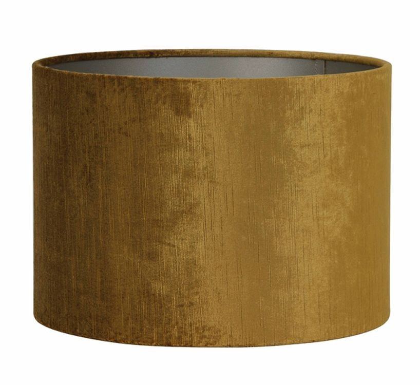 Zlaté sametové stínidlo na lampu Gemstone - Ø 40* 30cm/ E27 Light & Living - LaHome - vintage dekorace