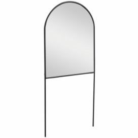 Černé kovové stojací zrcadlo Kave Home Nazara 161 x 70 cm Bonami.cz