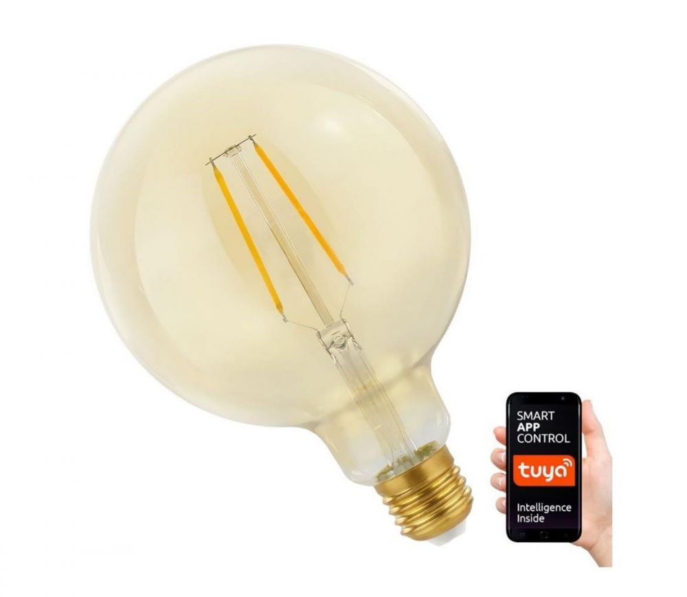  LED Stmívatelná žárovka E27/5,5W/230V 1700-2700K Wi-Fi Tuya  -  Svět-svítidel.cz