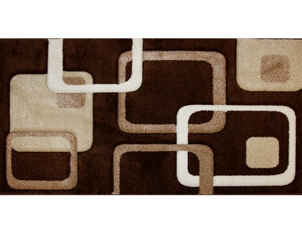 Hnědý kusový koberec Rumba 5280, 80x150 cm - FORLIVING