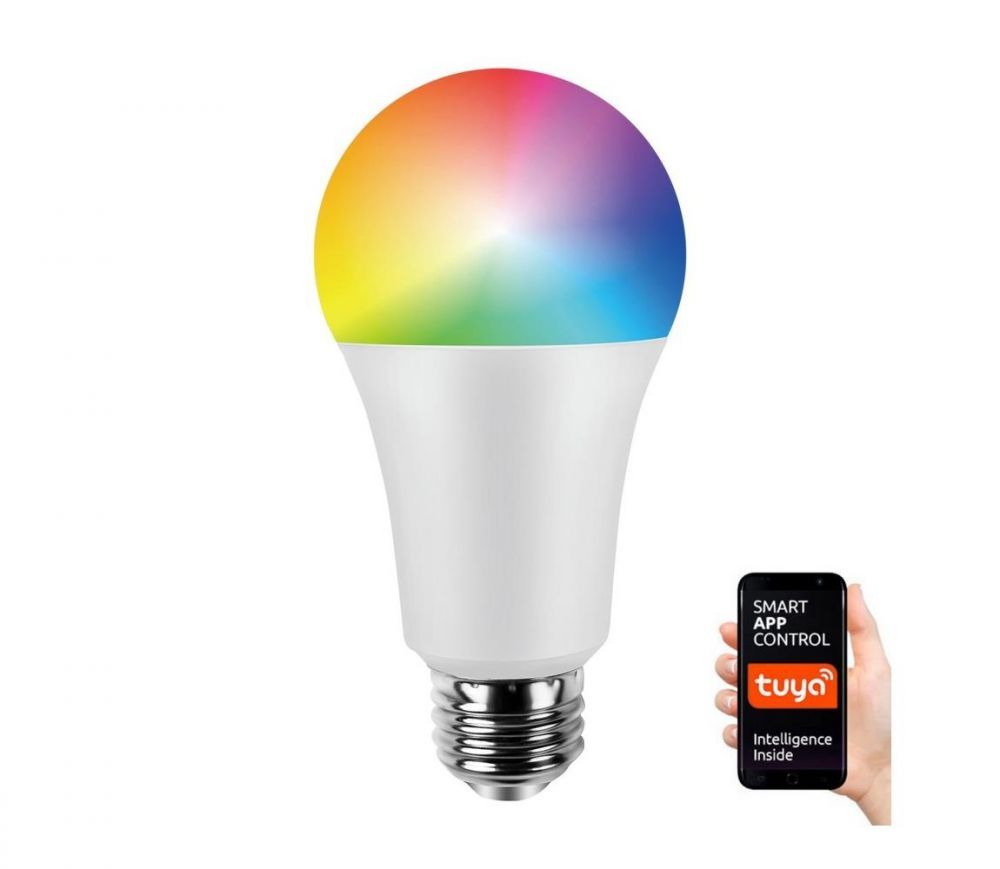 LED RGB Stmívatelná žárovka A70 E27/11W/230V 2700-6500K Wi-Fi Tuya  -  Svět-svítidel.cz