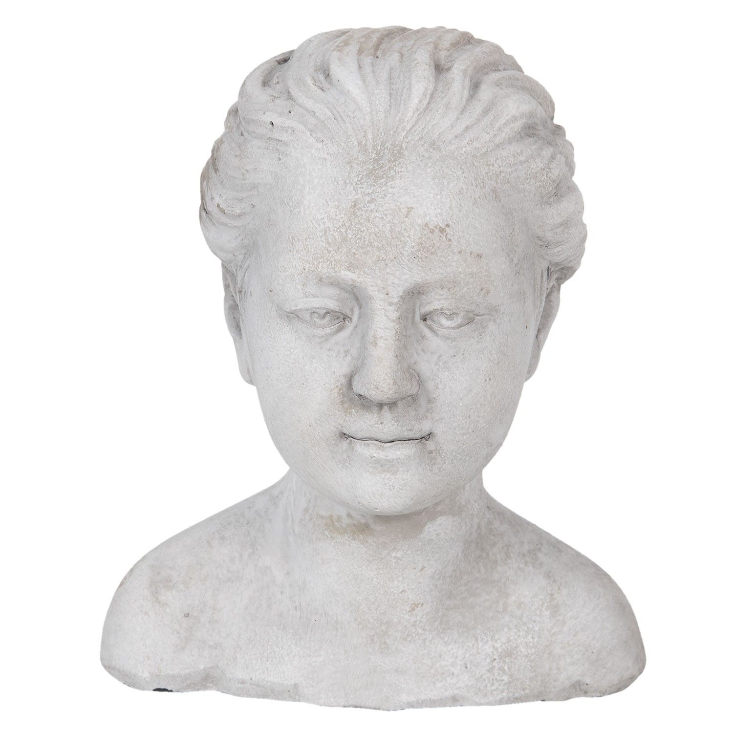 Dekorační socha hlava ženy - 17*16*20 cm Clayre & Eef - LaHome - vintage dekorace